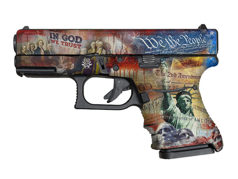 Glock 30SF Decal Grip - We The People