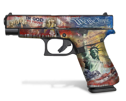 Glock 48 Decal Grip - We The People
