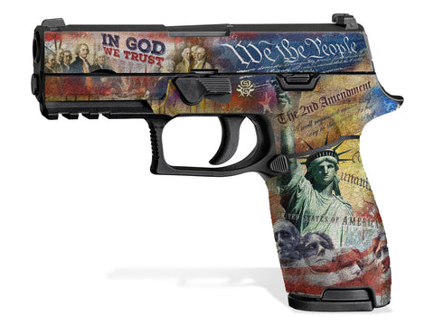 Decal Grip for Sig P320 Compact / Carry - We The People