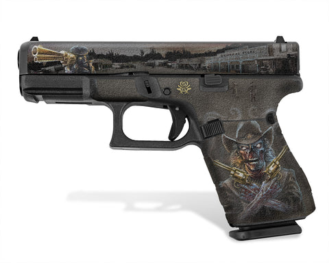 Glock 19 Gen 5 Decal Grip - Zombie Outlaw