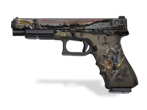 Glock 35 Decal Grip - Zombie Outlaw