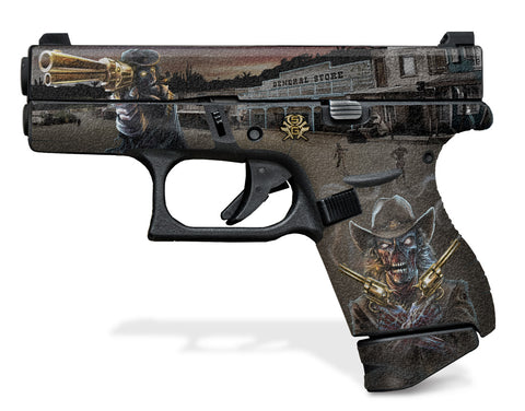 Glock 42 Decal Grip - Zombie Outlaw