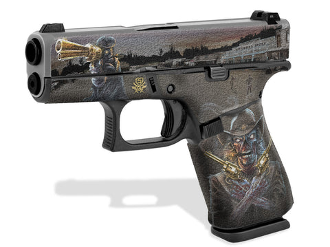 Glock 43X Decal Grip - Zombie Outlaw