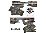 Glock 43 Decal Grip - Zombie Outlaw
