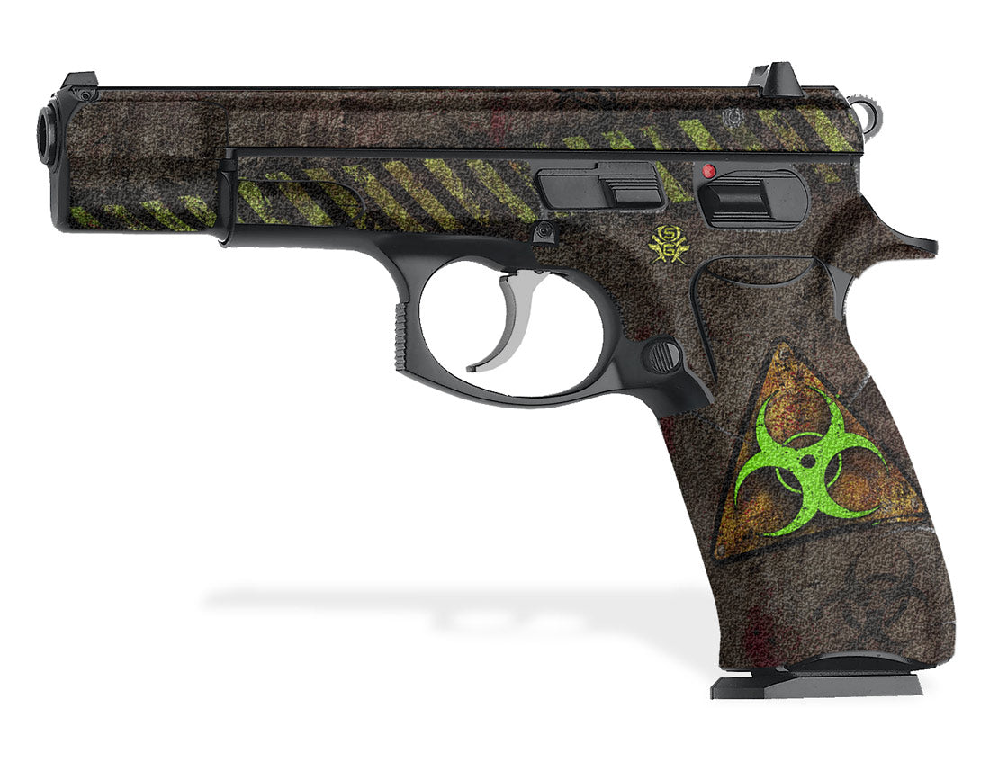 CZ 75-B Decal Grip - Biohazard