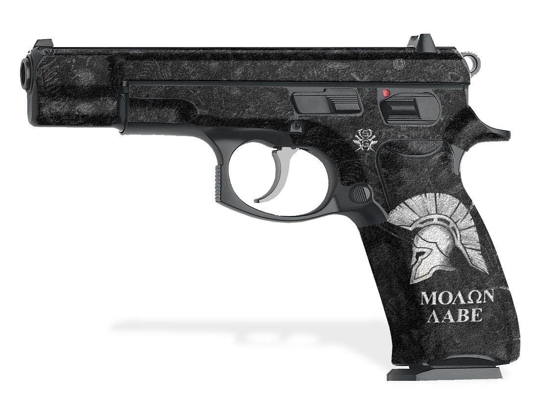 CZ 75-B Decal Grip - Sparta / Molon Labe