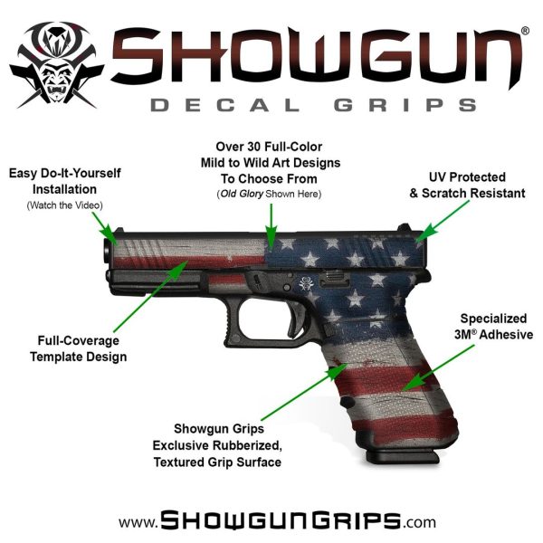 Glock 19 Gen4 Decal Grip - Leopard Print - Image 2