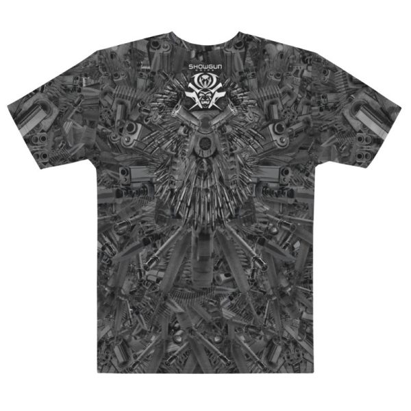 Full-Print, Athletic T-shirt with Guns & Skull - Arsenal - Image 7