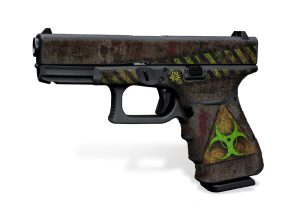 Glock 19 Gen 3 Decal Grip - Biohazard