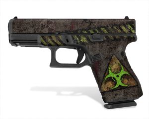 Glock 19 Gen 5 Decal Grip - Biohazard