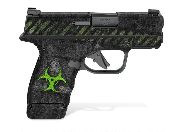 Springfield Hellcat Micro-Compact Decal Grips - Biohazard - Image 2