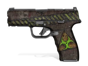 Springfield Hellcat Pro Decal Grips - Biohazard