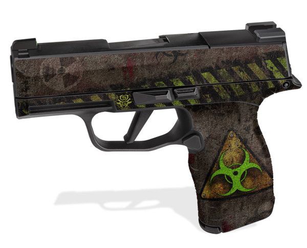 Sig P365X Decal Grip - Biohazard