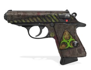 Decal Grip for Walther PPK - Biohazard