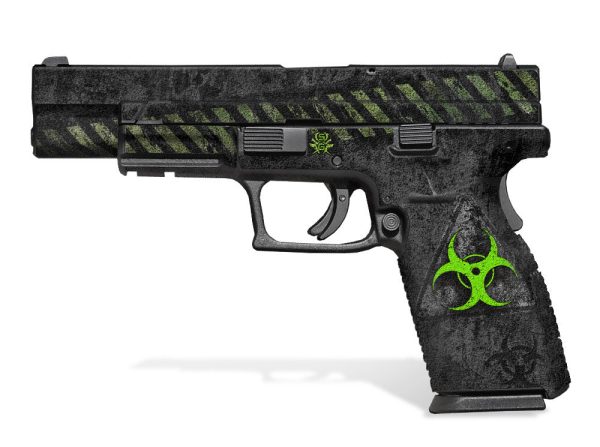 Decal Grip for Springfield XD 9mm/.40  5" - Biohazard - Image 2