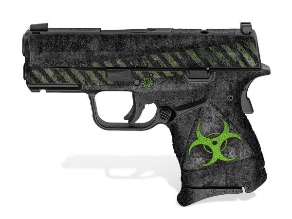 Springfield XD-S  Mod.2  9mm 3.3" Decal Grips - Biohazard - Image 2