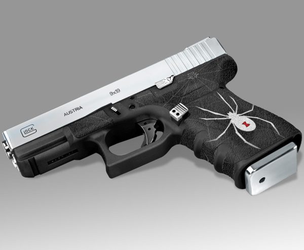 Glock 19 Gen3 Decal Grip - Black Widow - Image 2