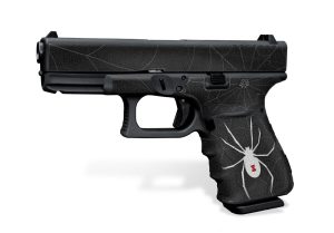 Glock 19 Gen3 Decal Grip - Black Widow