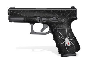 Glock 19 Gen 4 Decal Grip - Black Widow