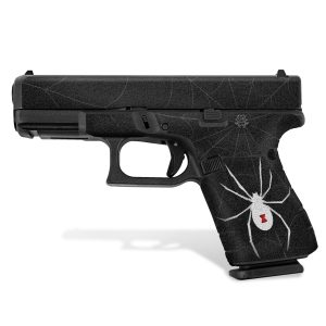 Glock 19 Gen 5 Decal Grip - Black Widow