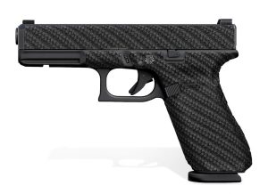 Glock 17 Gen 5 Decal Grip - Carbon Fiber