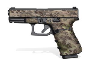 Glock 19 Gen4 Decal Grip - Cryptic Camo