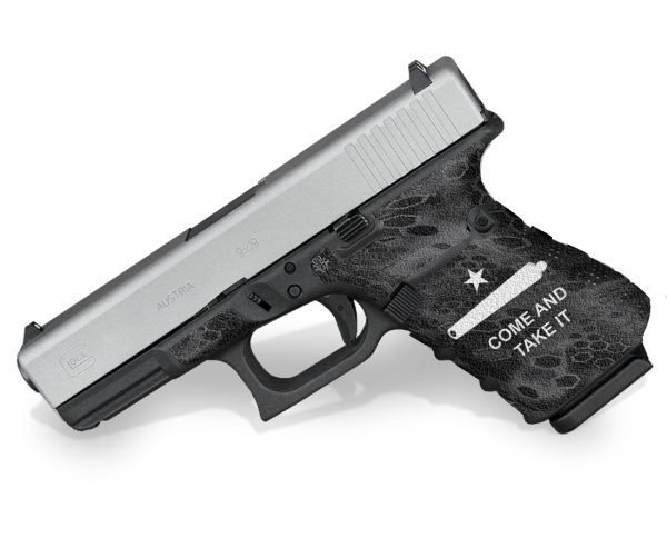Glock 19 Gen 4 Decal Grip - Come and Take It - Image 2