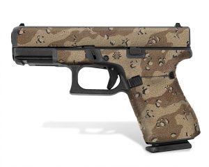 Glock 19 Gen5 Decal Grip - Desert Camo