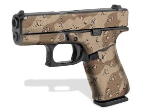 Glock 43X Decal Grip - Desert Camo