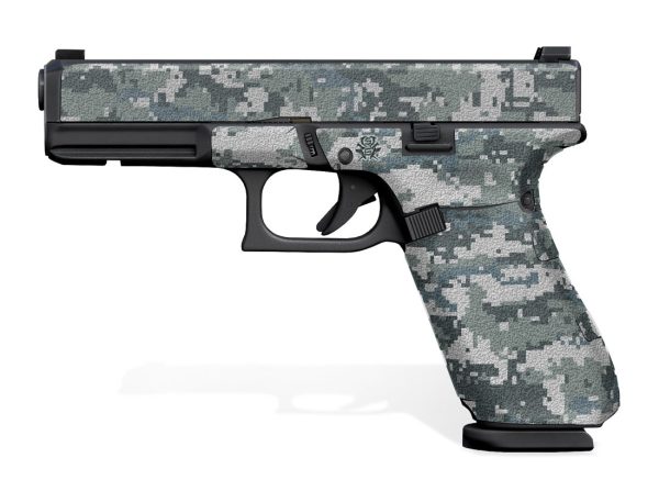 Glock 17 Gen 5 Decal Grip - Digital Camo - Image 4
