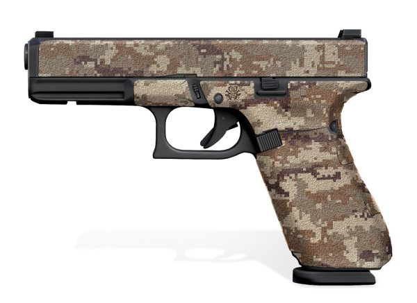Glock 17 Gen 5 Decal Grip - Digital Camo - Image 2