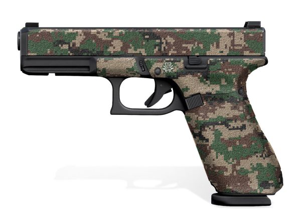 Glock 17 Gen 5 Decal Grip - Digital Camo