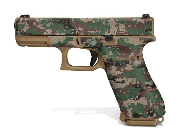 Glock 19X Decal Grip - Digital Camo - Image 2