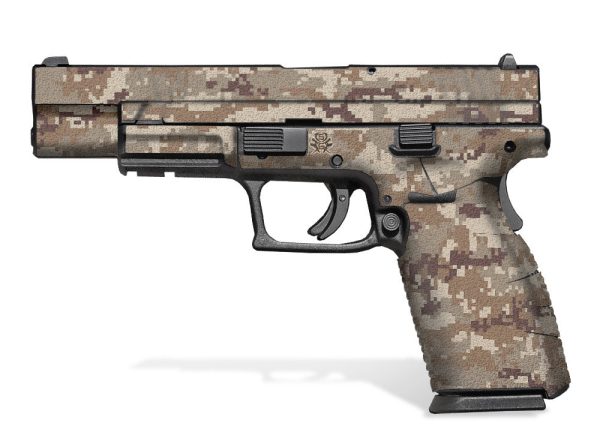 Decal Grip for Springfield XD 9mm/.40  5" - Digital Camo - Image 6