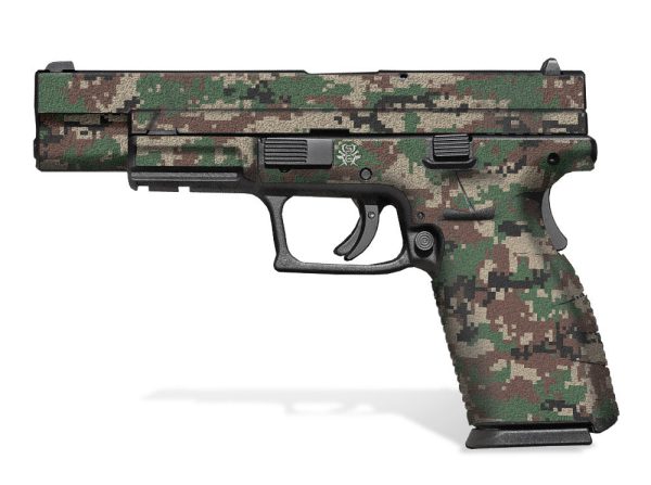 Decal Grip for Springfield XD .45  5" - Digital Camo - Image 2