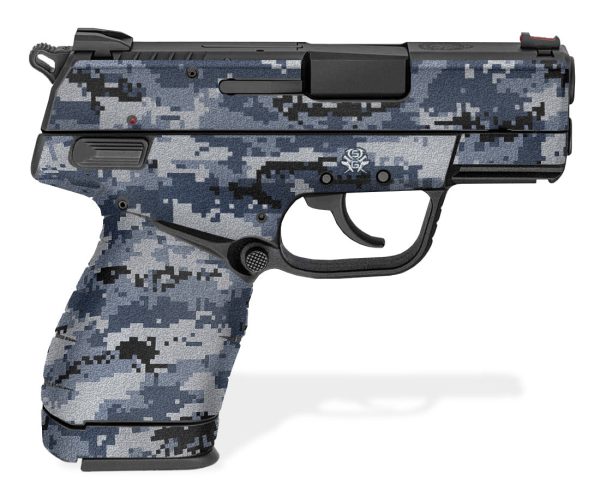 XD-E 3.3" Decal Grip - Digital Camo Navy Blue