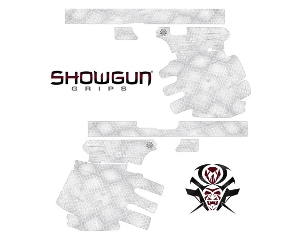 Glock 17 Gen 3 Decal Grip - White Digital Snakeskin (Discontinued) - Image 3