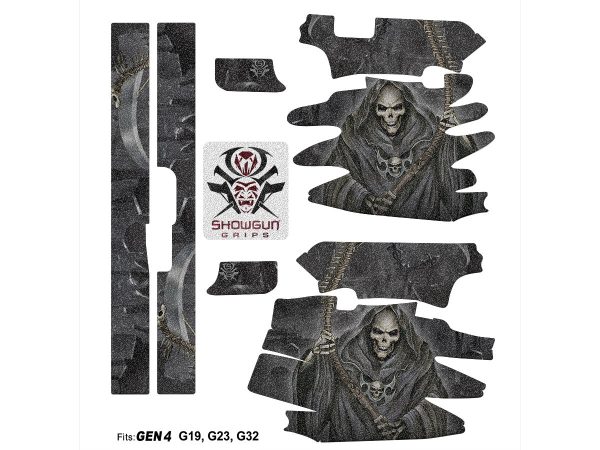 Glock 19 Gen4 Decal Grip - Grim Reaper - Image 3