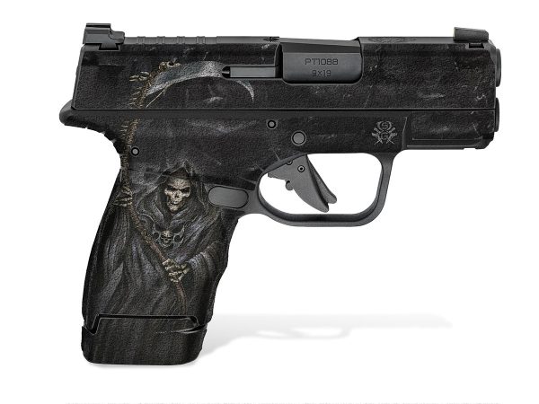 Springfield Hellcat Micro-Compact Decal Grips - Grim Reaper