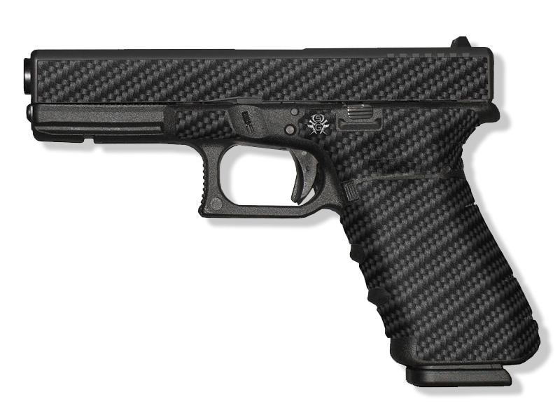 Glock 17 Gen 3 Decal Grip – Carbon Fiber