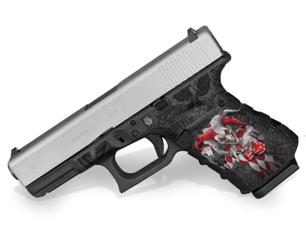 Glock 19 Gen 4 Decal Grip - The Joker - Image 2