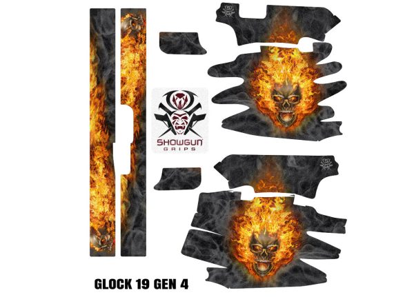 Glock 19 Gen 4 Decal Grips - NITRO - Image 3