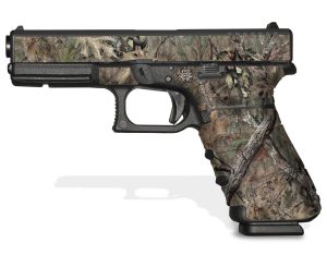 Glock 22 Gen 3 Decal Grip - Broken Oak Camo