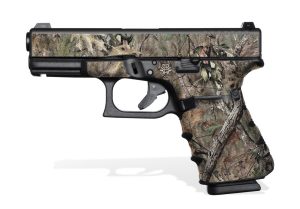 Glock 19 Gen4 Decal Grip - Broken Oak