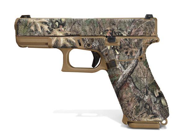 Glock 19X Decal Grip - Broken Oak - Image 2