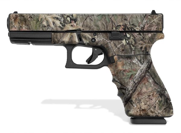 Glock 20 Gen 4 Decal Grip - Broken Oak Camo