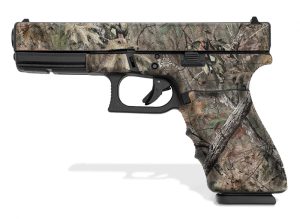 Glock 21 Gen 4 Decal Grip - Broken Oak Camo