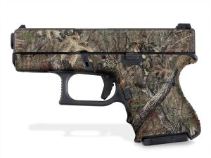 Glock 27 Decal Grip - Broken Oak Camo