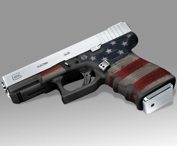 Glock 19 Decal Grip - Old Glory - Image 2