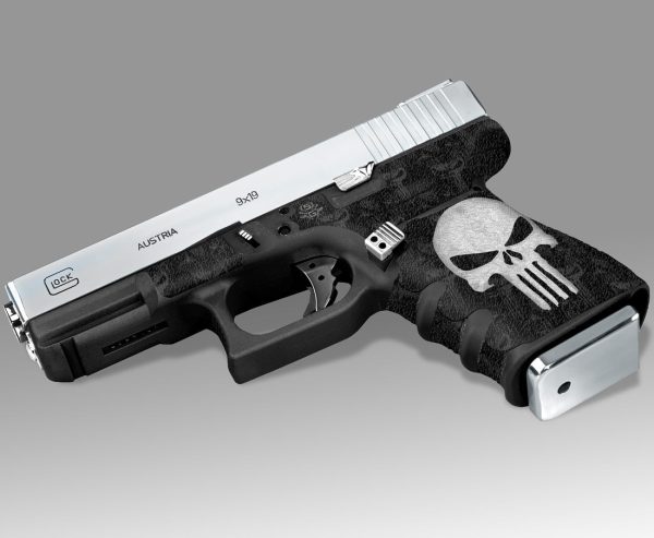 Glock 19 Gen 3 Decal Grip - The Punisher - Image 2